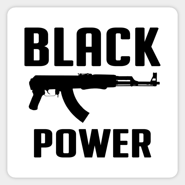 Cool Black Power AK47, Black Lives Matter, Black Historie Sticker by Jakavonis